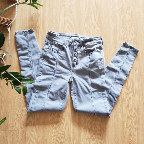 American Eagle Outfitters Denim - American Eagle jeans exposed button fly